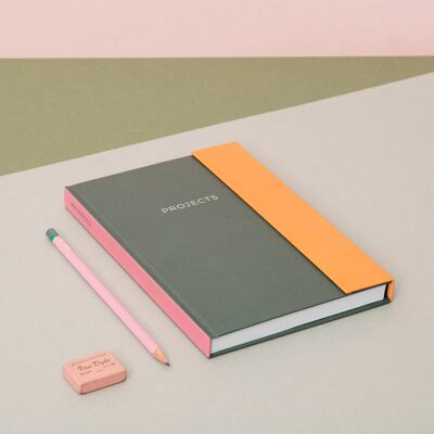 A5 Sticky Corner Notebook - Projects