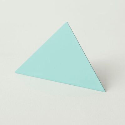 Geometrischer Fotoclip - Hellblau - Dreieck