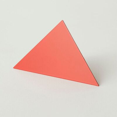 Geometrischer Fotoclip - Rot - Dreieck
