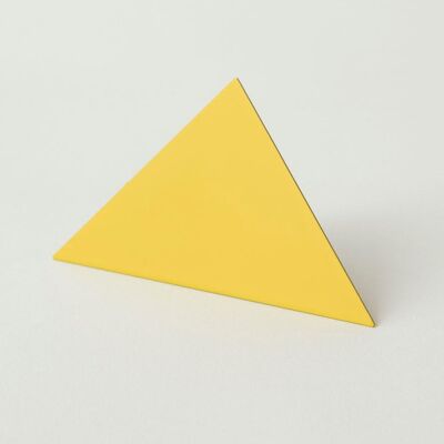 Clip per foto geometrica - Giallo - Triangolo