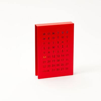 Perpetual Calendar - Red