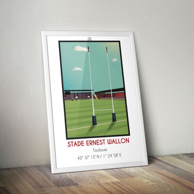Ernest Wallon stadium poster