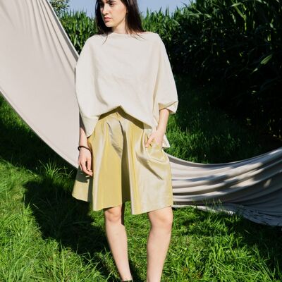 Blusa Desiree lino orgánico - antracita