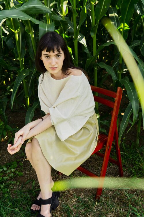 Rock Irene Taffeta Seide - minze