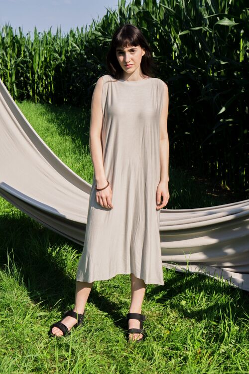 Kleid/Unterkleid Om Bio Tencel MicroModal Jersey -salbei
