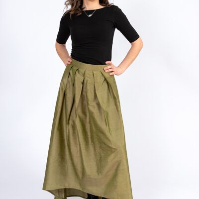 T-Shirt Cutback MicroModal Bio Jersey -salvia