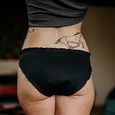 La Francette - Bragas menstruales Froufrou azul marino