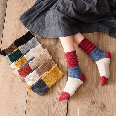Korean Style Wool 3 Colors Colorful Socks