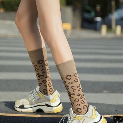 Skater Clothing Leopard Socks