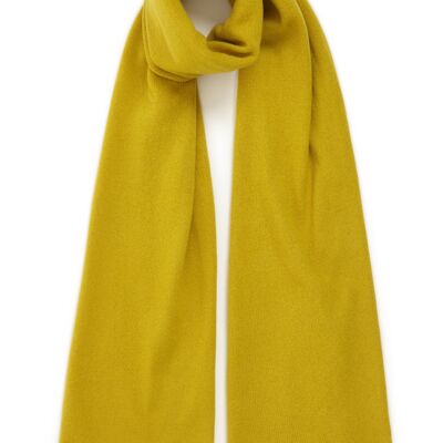 Blanket scarf mustard