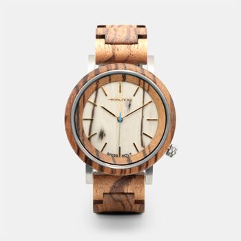 Montre en bois et métal homme  - OPERA WOOD 1