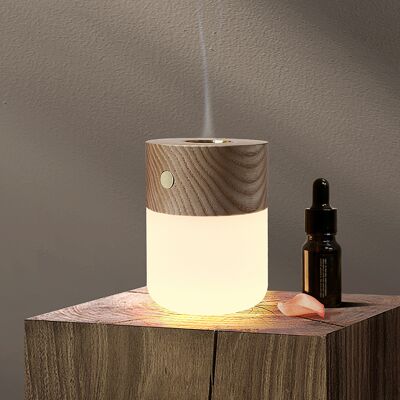 Smart Diffuser Lamp- White Ash