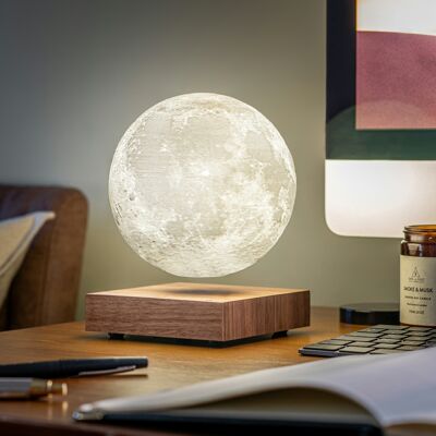 Smart Moon Lamp- Walnut