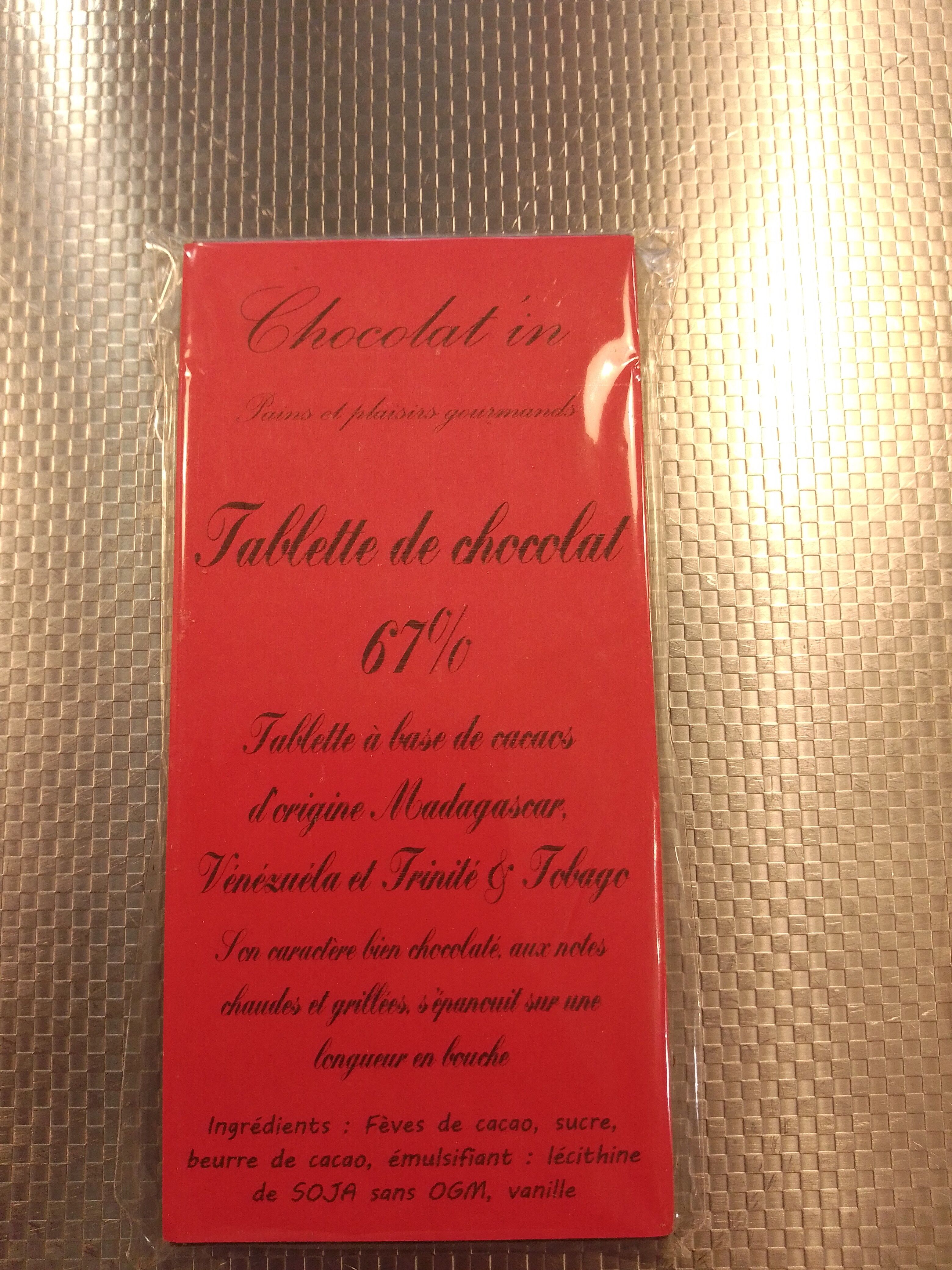 67% dunkle Schokolade