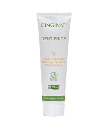 Dentifrice certifié BIO et certifié VEGAN 2