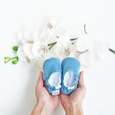 "Timeless" slippers - Blue