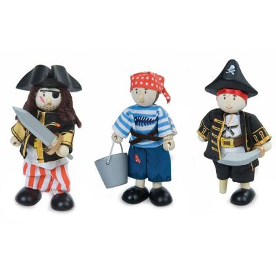 Piraten BK909/ Pirates - Pirate Sammy, first mate Jacob and the Wooden Leg Captain