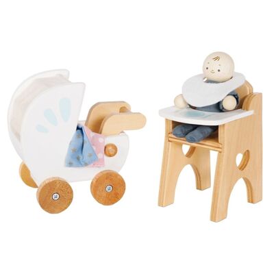 Kleinkind mit Ausstattung ME044/ Nursery Set