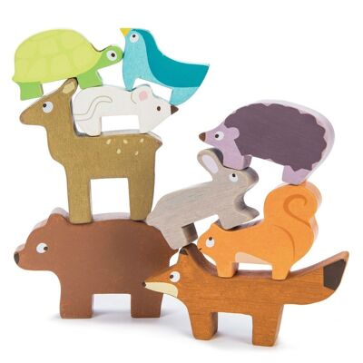 Stacking game forest animals PL087/ Forest Stacker Tower & Bag