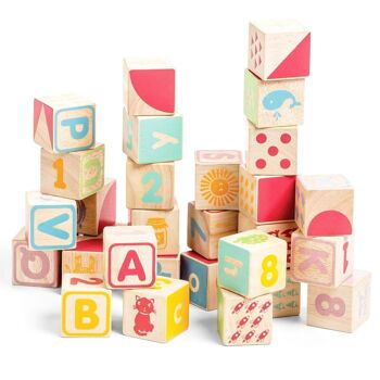 ABC Cube PL101/ Blocs en bois ABC 5