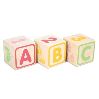 ABC Cube PL101/ Blocs en bois ABC 8