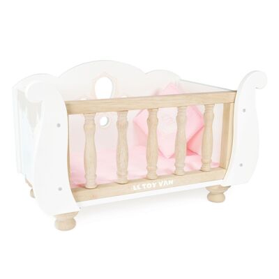 Doll bed with bars TV600/ Sleigh Doll Cot