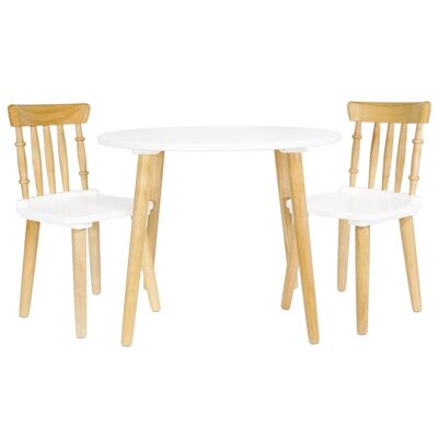 Table et deux chaises TV603/Table et deux chaises (meubles pour enfants)