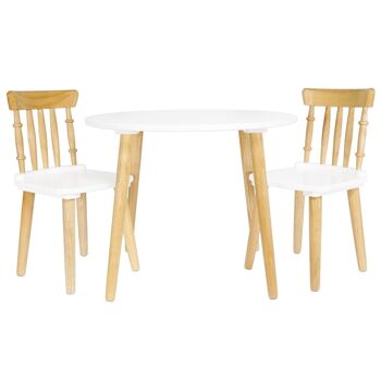 Table et deux chaises TV603/Table et deux chaises (meubles pour enfants) 1