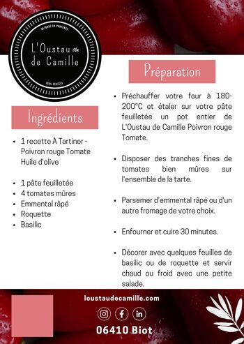 À Tartiner Végétal Bio - Poivron rouge Tomate Huile d’olive - 100g 4