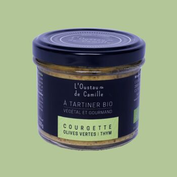 Tartinable de Légumes Bio - Courgette Olives vertes Sarriette - 100g 2