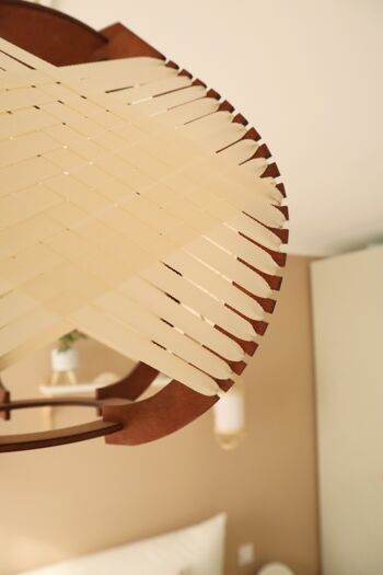 Grande lampe blanche / suspendue 5