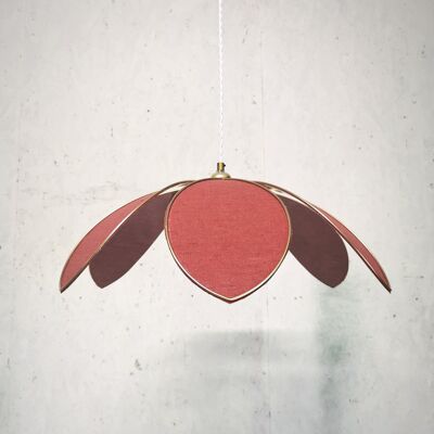 Pendant Lamp Flower - Petals Linen Clay