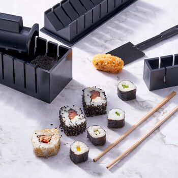 Ensemble-cadeau complet de kit de fabrication de sushis maison multi-usages à faire soi-même - sans BPA 2