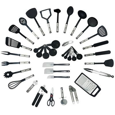 Set di pentole per utensili da cucina in acciaio inossidabile di alta qualità da 40 pezzi