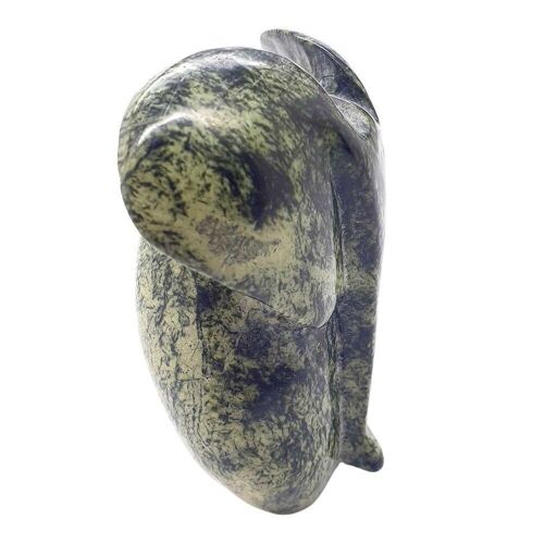 Vie Naturals Hand Carved Serpentine, Abstract Elephant, 11cm