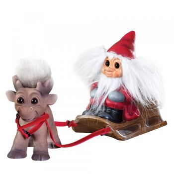 Père Noël avec renne "Brave", Goodluck Troll 2