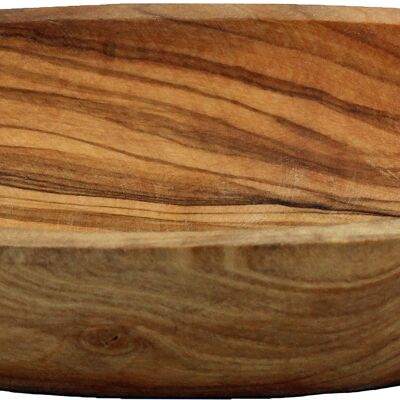 Jabonera de madera de olivo, grande, 16-18cm