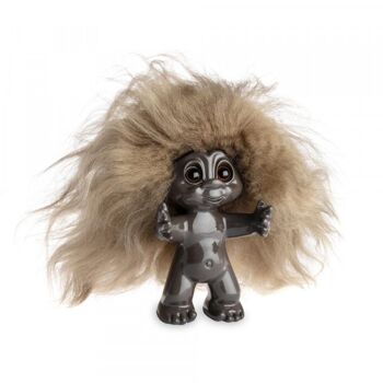 Cheveux bruns/bruns, 9 cm, troll Goodluck 1