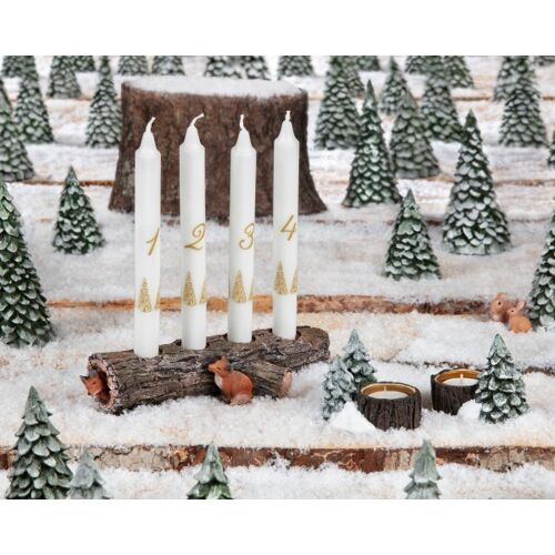 Advent candles Goodluck Forest, set of 4