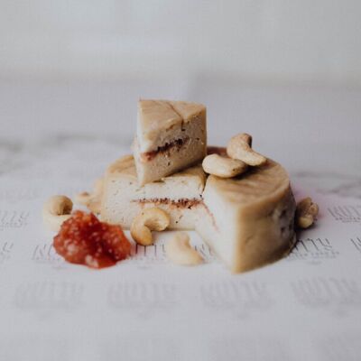 Cured Vegan Cheese with Quince