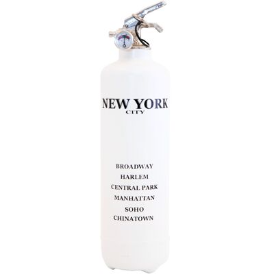 Extintor - City New York blanco