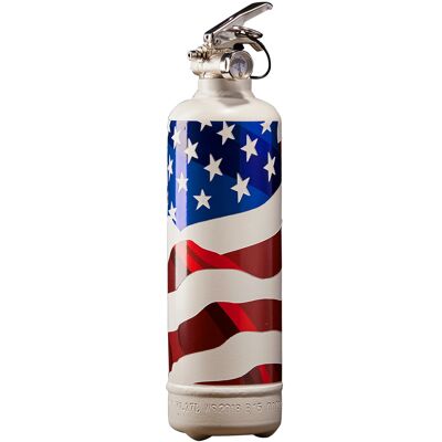 USA flag Extincteur/ Fire extinguisher / Feuerlöscher