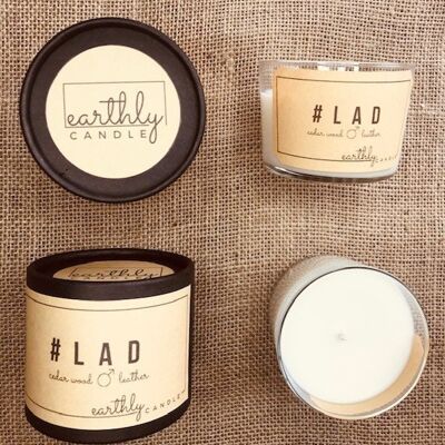 #Lad Candle – Cedar Wood and Leather