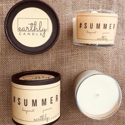 #Summer Candle – Bergamot and Jasmine