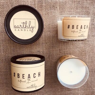 #Beach Candle – Driftwood and Seaweed