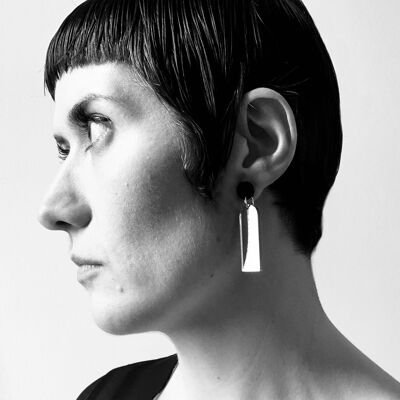 Recycled acrylic Cupola earrings