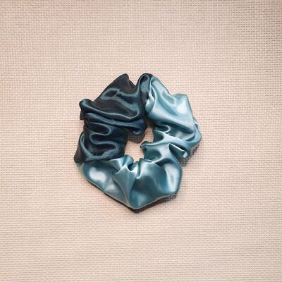 Ellen Two Tone Satin Scrunchie