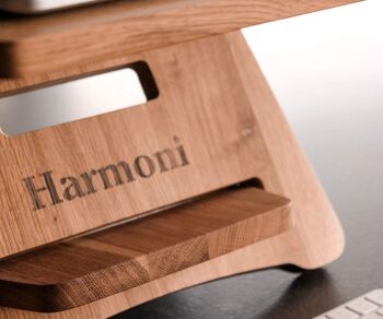 Harmoni Standing Desk -  Premium Oak 4