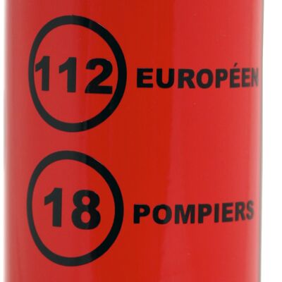 Fire extinguisher - Emergency France red