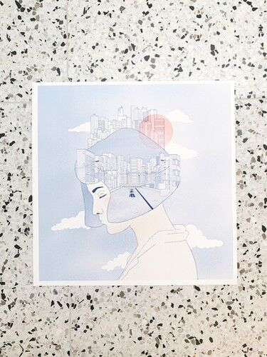 Stampa Daydream - 30x30 cm